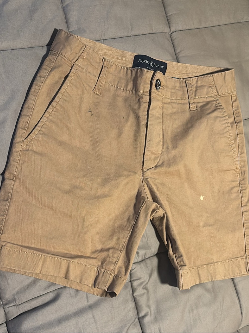Psycho Bunny Boys Tan Chino Shorts